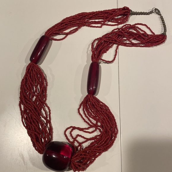 Ghanaian beaded necklace - Picture 1 of 9